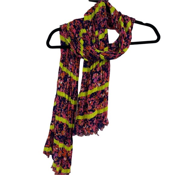 Unbranded Scarf Neon Bright Multicolor - Picture 1 of 10